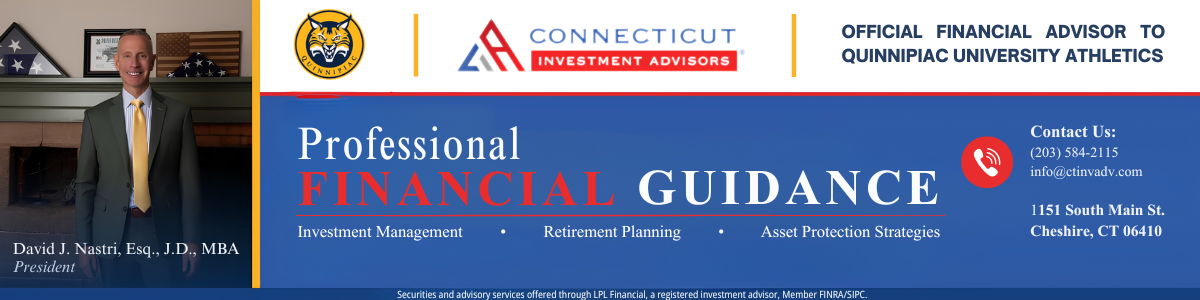 Connecticut Investment Advisors sponsor banner offering financial guidance